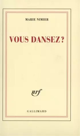 Couverture du produit · Vous dansez ?