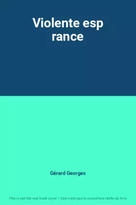 Couverture du produit · Violente esp rance