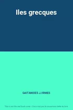 Couverture du produit · Iles grecques