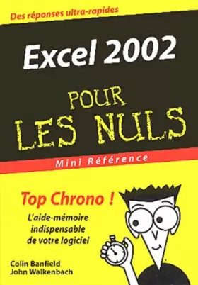 Couverture du produit · Excel 2002
