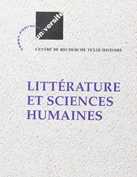 Couverture du produit · Littérature et Sciences Humaines