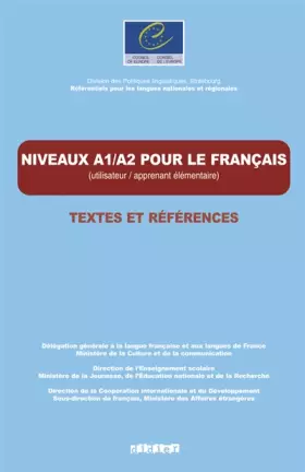 Couverture du produit · Les référentiels textes et références - A1/A2 - Livre