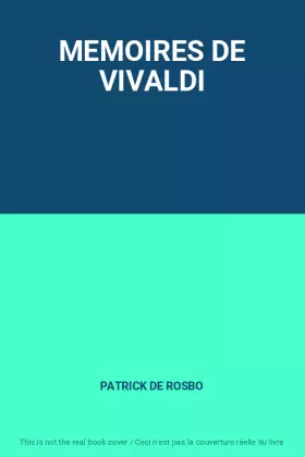 Couverture du produit · MEMOIRES DE VIVALDI