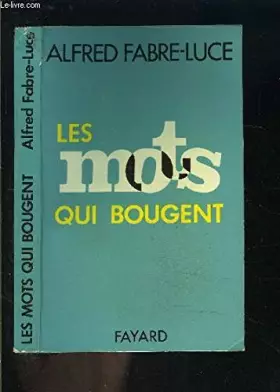 Couverture du produit · Les mots qui bougent