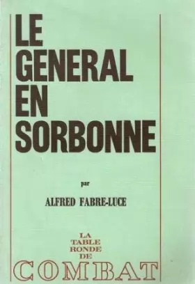 Couverture du produit · Le Général en Sorbonne