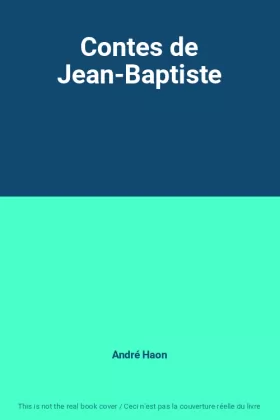 Couverture du produit · Contes de Jean-Baptiste