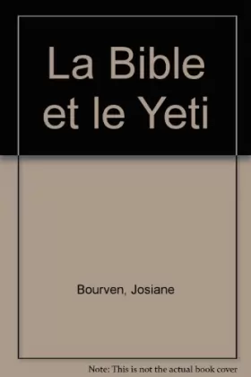 Couverture du produit · La bible et le yéti