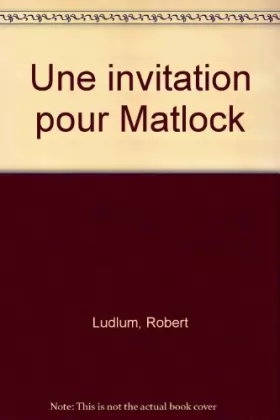Couverture du produit · Une invitation pour Matlock