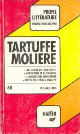 Couverture du produit · Tartuffe de Molière