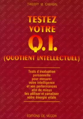 Couverture du produit · Testez votre QI (quotient intellectuel)