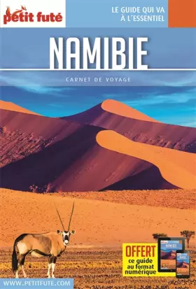 Couverture du produit · Guide Namibie 2019 Carnet Petit Futé