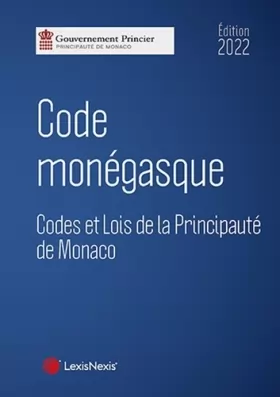 Couverture du produit · code monegasque 2022