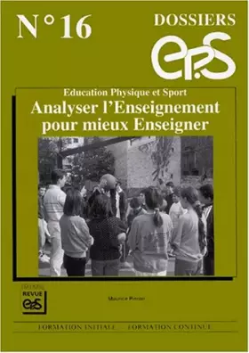 Couverture du produit · Analyser l'enseignement pour mieux enseigner