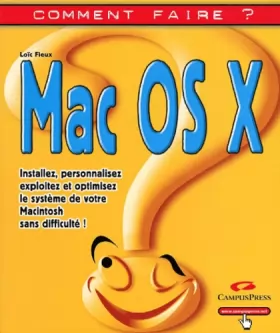 Couverture du produit · MAC OS X