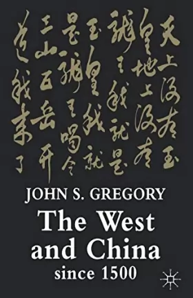 Couverture du produit · The West and China Since 1500
