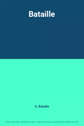 Couverture du produit · Bataille