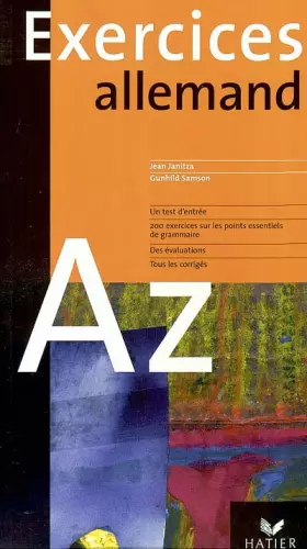 Couverture du produit · Exercices : L'Allemand de A à Z