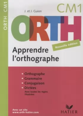 Couverture du produit · ORTH CM1 : Apprendre l'orthographe