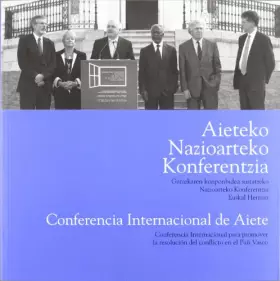 Couverture du produit · Aieteko Nazioarteko Konferentzia  Conferencia Internacional Aiete