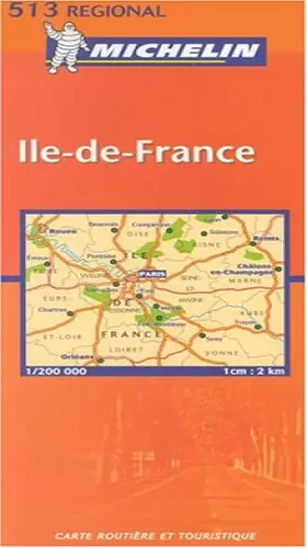 Couverture du produit · Carte routière : Île-de-France, N° 11513
