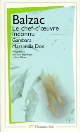 Couverture du produit · LE CHEF D'OEUVRE INCONNU GAMBARA