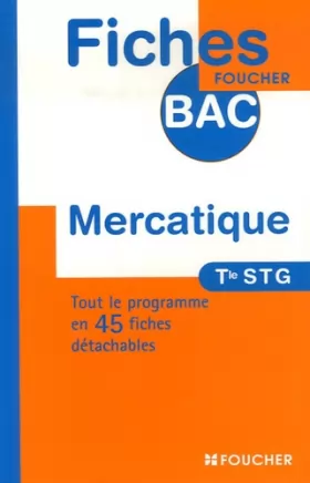 Couverture du produit · Mercatique Tle STG (Ancienne Edition)