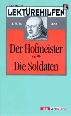 Couverture du produit · Klett Lekturehilfen: Lenz: Der Hofmeister Oder Vorteile Der Privaterziehung