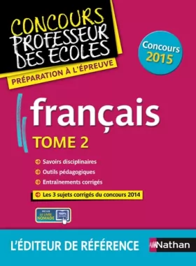 Couverture du produit · Français - Tome 2 - Epreuve écrite