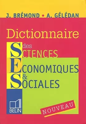 Couverture du produit · Dictionnaire des sciences économiques et sociales