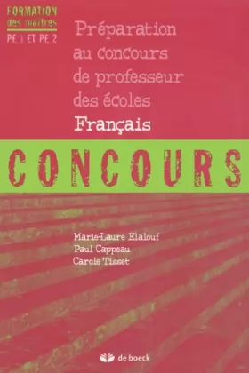 Couverture du produit · Préparation au concours de professeur des écoles - Français