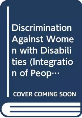 Couverture du produit · La discrimination à l'encontre des femmes handicapées