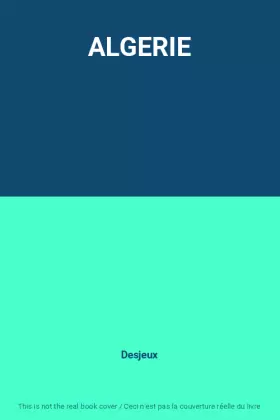 Couverture du produit · ALGERIE