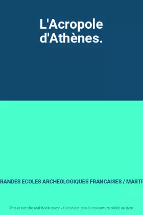 Couverture du produit · L'Acropole d'Athènes.