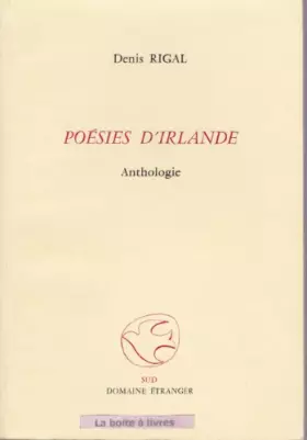 Couverture du produit · Poesies d'irlande : anthologie