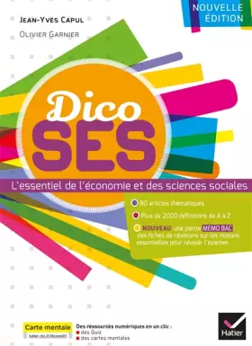 Couverture du produit · Dico SES - Dictionnaire d'économie et de sciences sociales