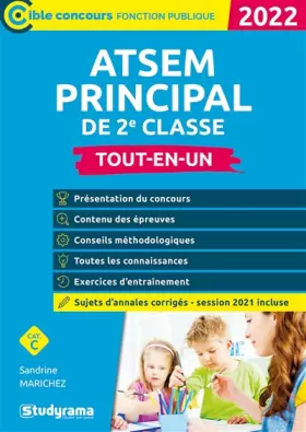 Couverture du produit · ATSEM principal de 2e classe – Tout-en-un: Concours 2022 – Catégorie C