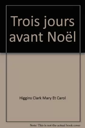 Couverture du produit · Trois jours avant Noël