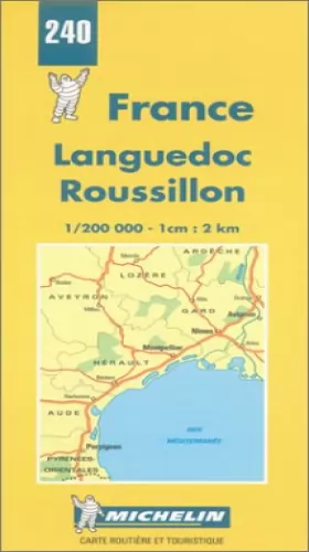 Couverture du produit · Carte routière : Languedoc - Roussillon, N° 240