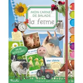 Couverture du produit · La ferme: Mon carnet de balade, avec des autocollants !