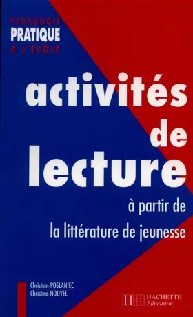 Couverture du produit · Activités de lecture à partir de la littérature de jeunesse