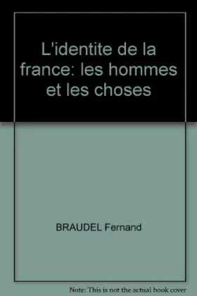 Couverture du produit · L'identité de la France
