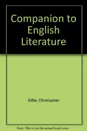 Couverture du produit · Longman companion to English literature