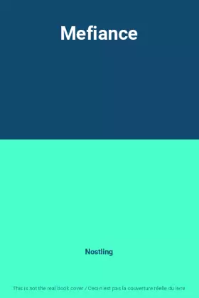 Couverture du produit · Mefiance
