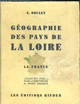 Couverture du produit · Geographie des pays de la loire