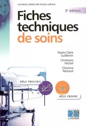 Couverture du produit · Fiches techniques de soins