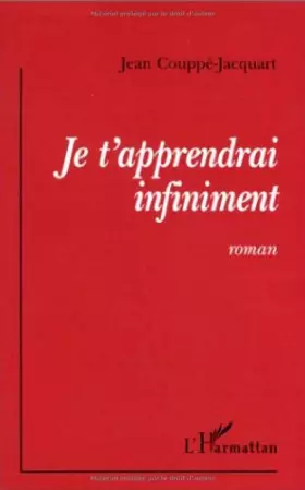 Couverture du produit · Je t'apprendrai infiniment