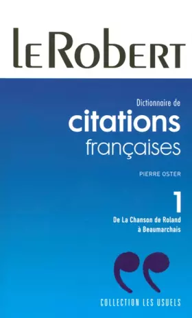Couverture du produit · CITATIONS FRANCAISES POCHE T1