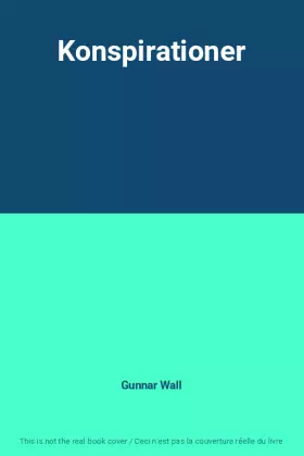 Couverture du produit · Konspirationer