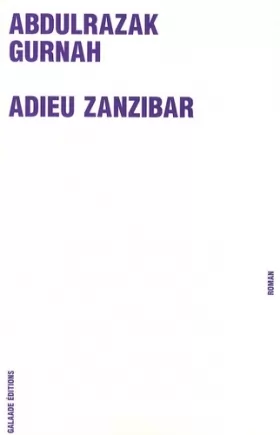 Couverture du produit · Adieu Zanzibar