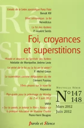 Couverture du produit · Résurrection, N° 147-148, Mars-Jui : Foi, croyances et superstitions